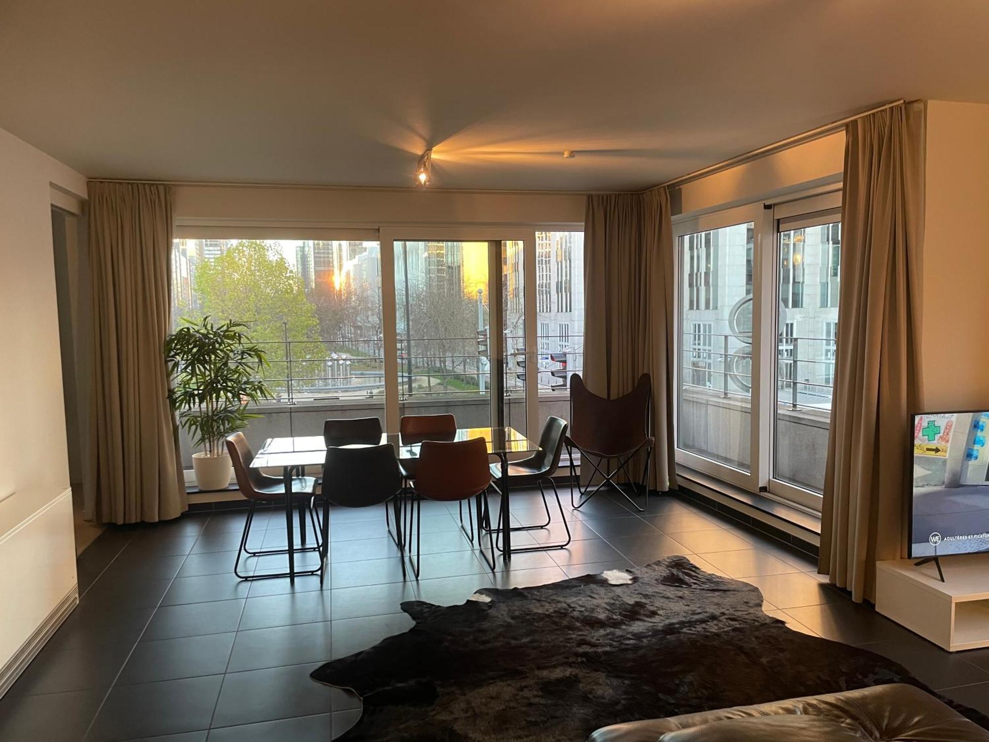 Apartment In Heart Of Brussel City With Balcony View Zewnętrze zdjęcie